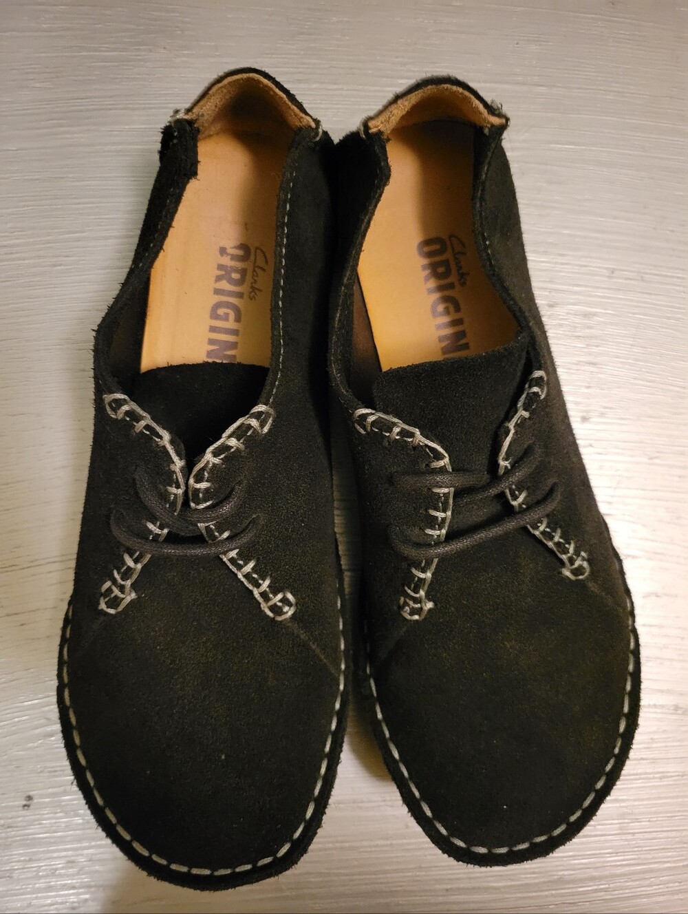 Clarks Originals Black Casual Slip-On Shoes